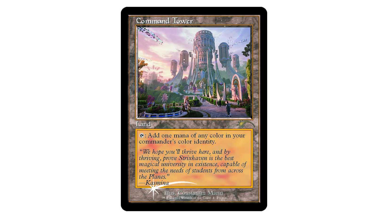 Command Tower variant card