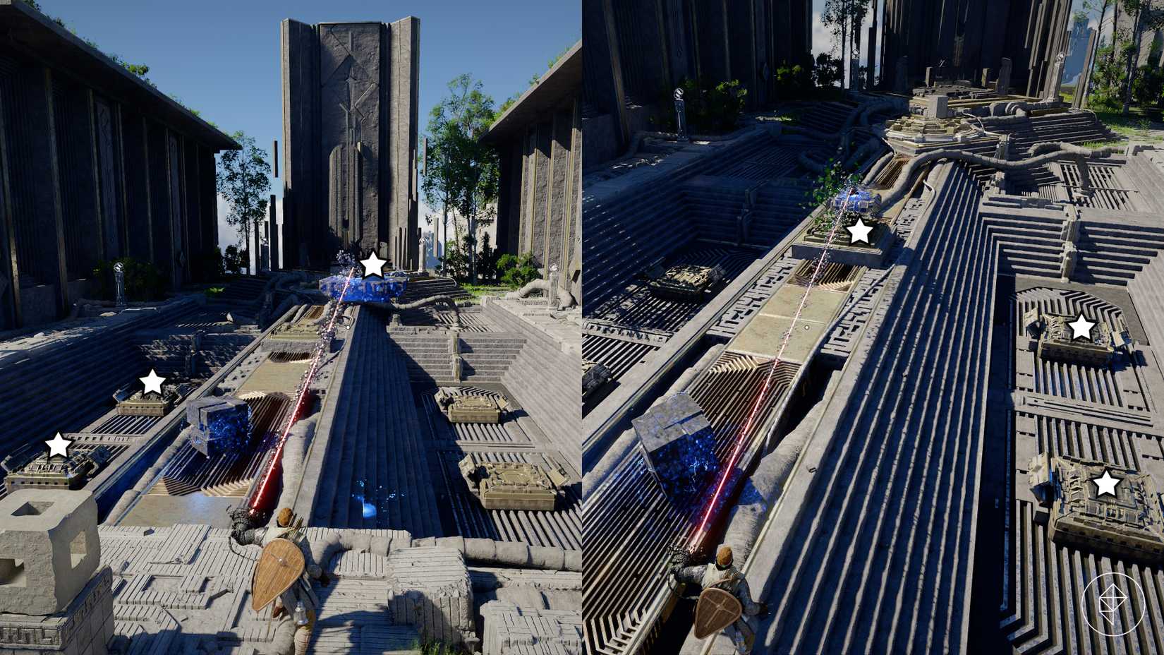 The fourth part of the Altar of Solitude abyss puzzle solution in Crimson Desert.