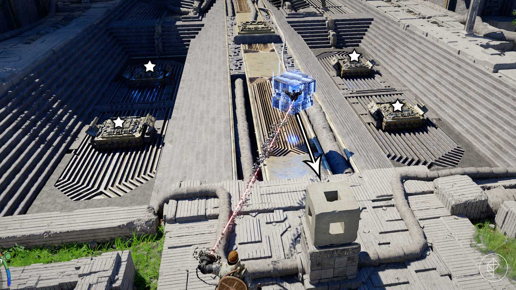 Kliff solves the Altar of Solitude puzzle in Crimson Desert.