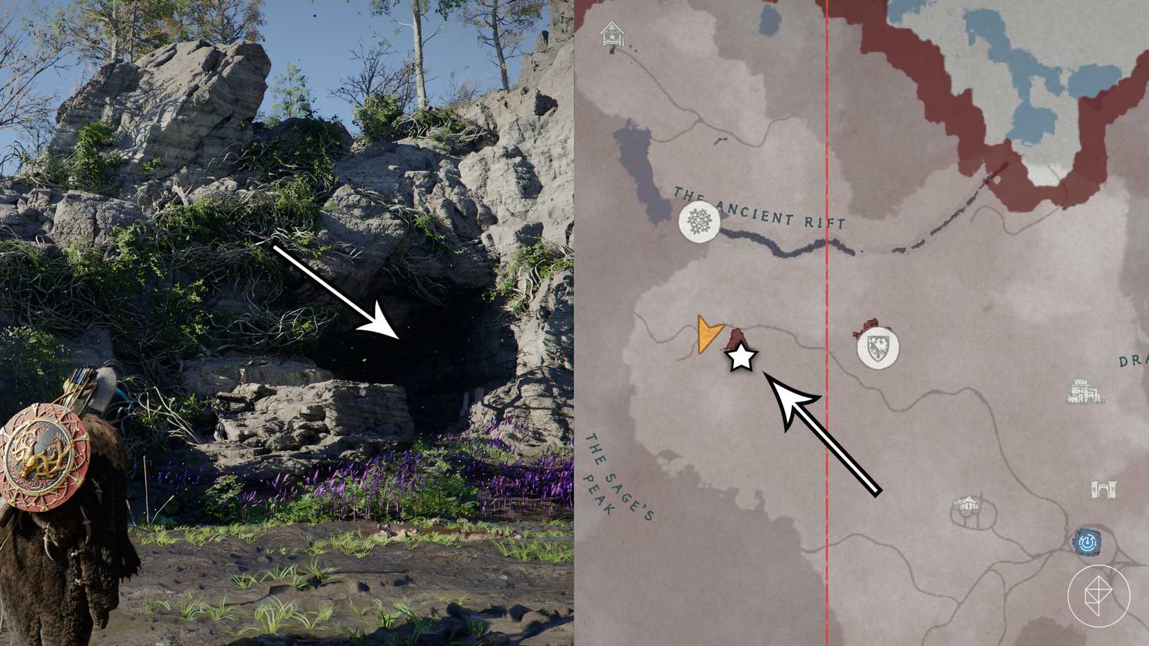 Silver Fang's location in Crimson Desert.