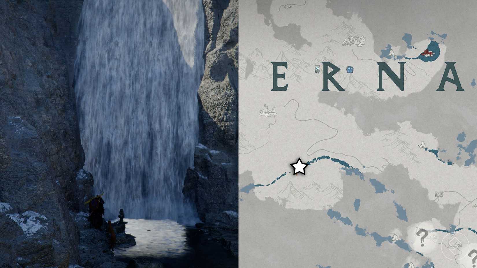 A montage showing the location of the Fallen Kingdom armor