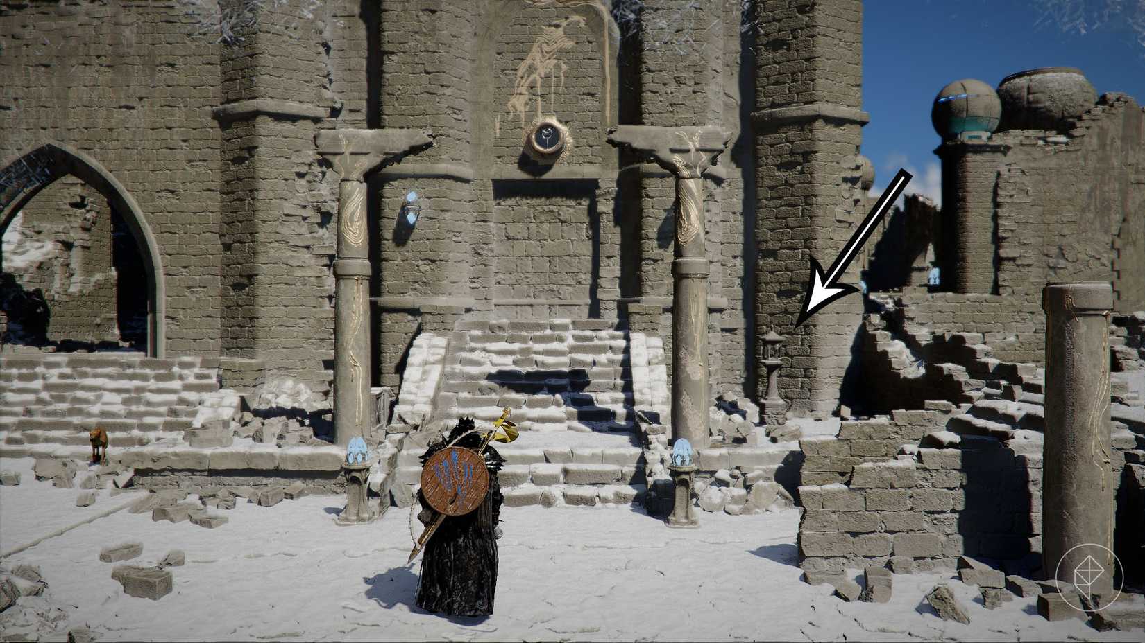 A montage showing the location of the Fallen Kingdom helm