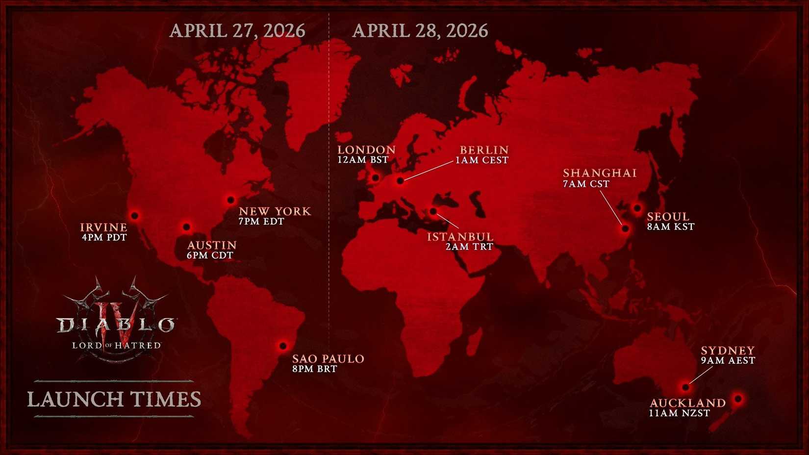 The official Diablo 4 Lord of Hatred release map