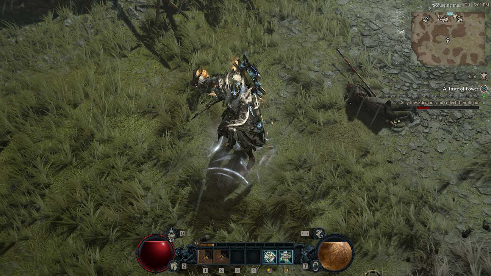 A Diablo 4 screenshot showing the Paladin class