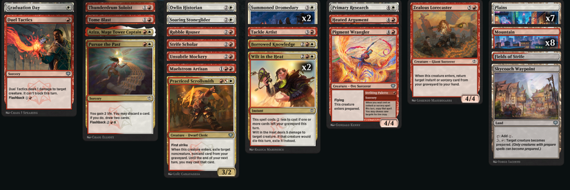 MTG Arena draft secrets of strixhaven lorehold