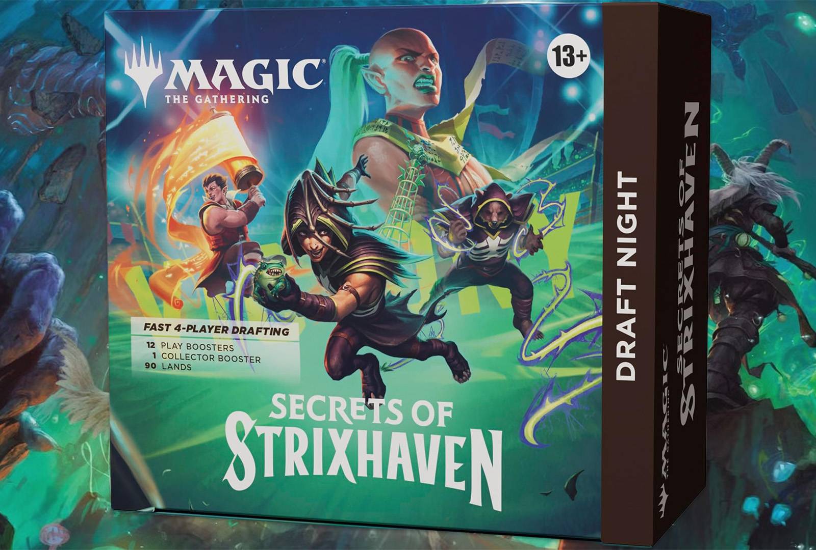 Save on an MTG Draft Night Box, and net a Secrets of Strixhaven Collector Booster inside Save on an MTG Draft Night Box, and net a Secrets of Strixhaven Collector Booster inside