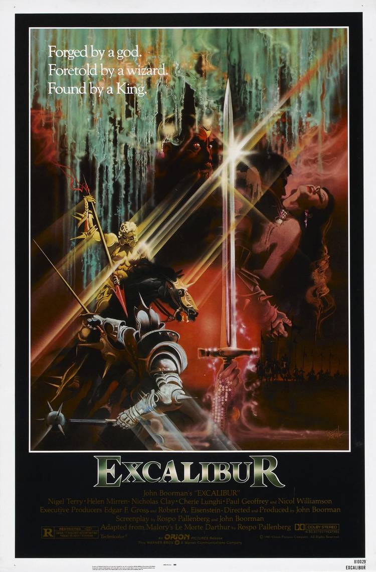Excalibur Movie poster 1981