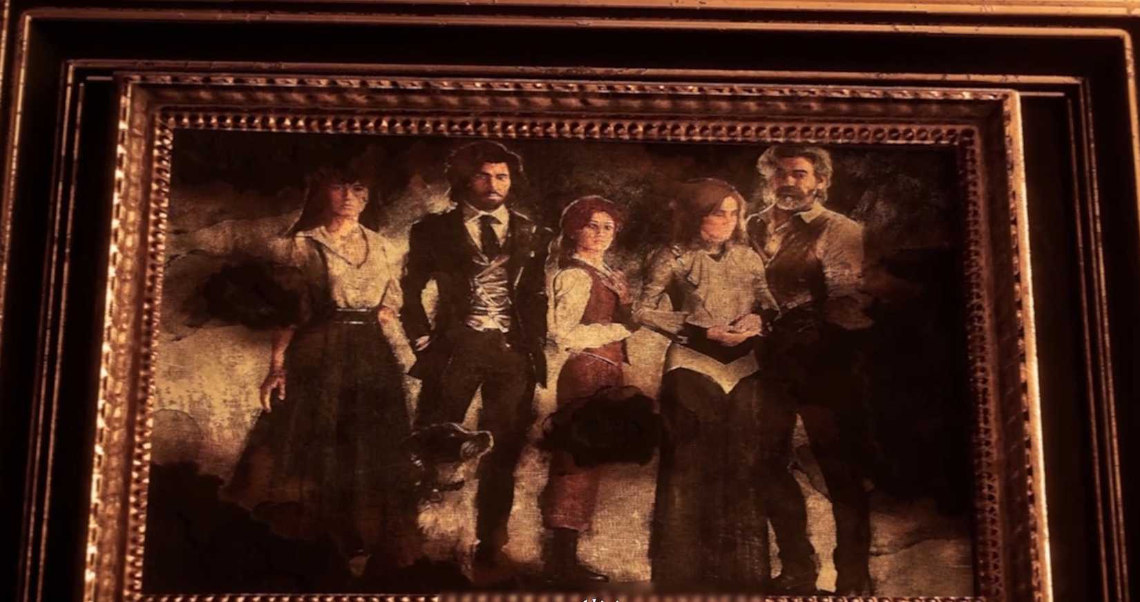 A portrait of the Dessendre family in Expedition 33