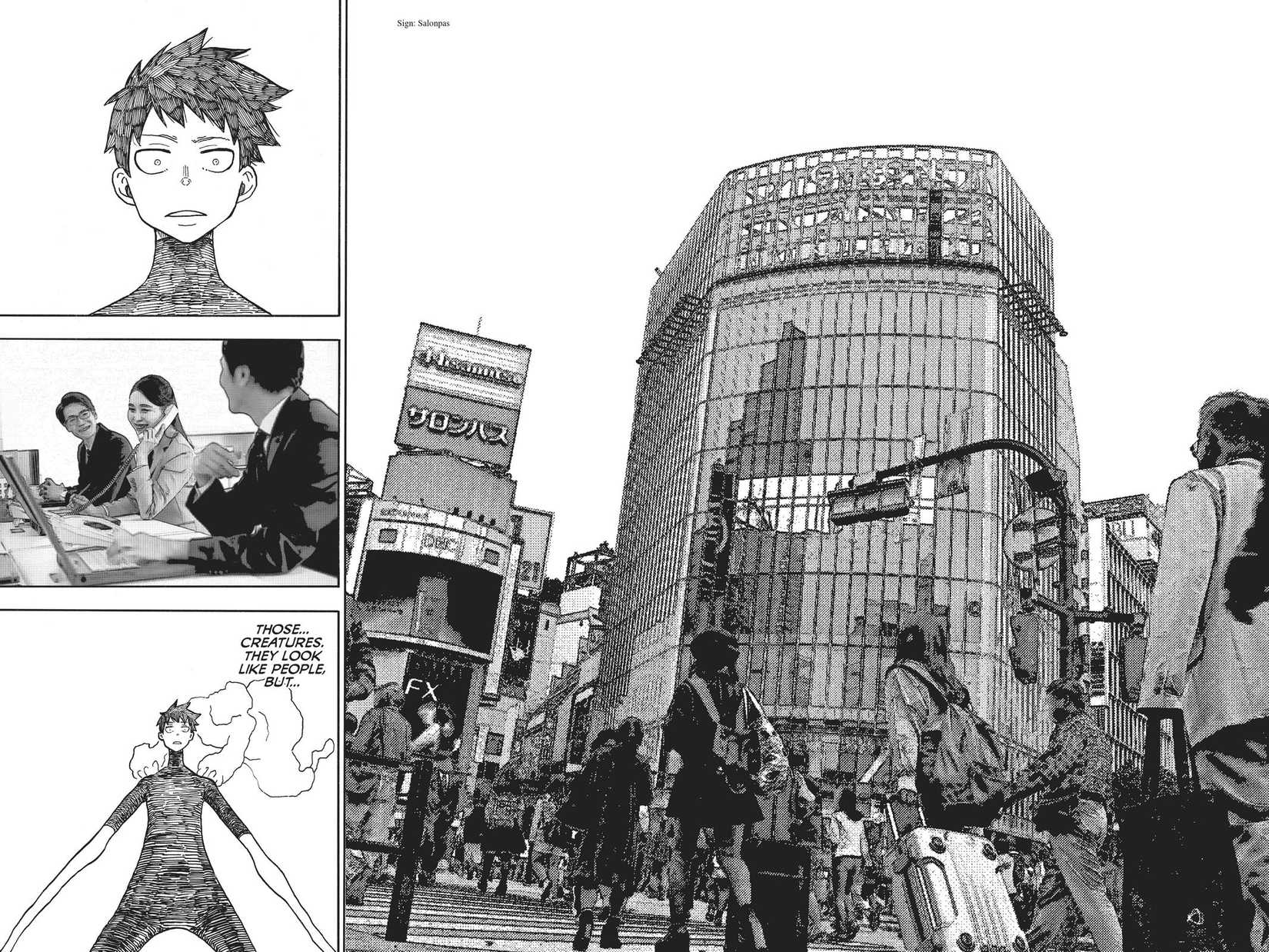 Shinra glimpses the world as it existed prior to the Cataclysm