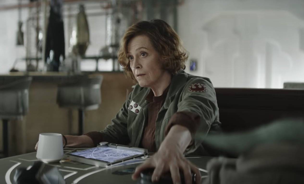 mandalorian and grogu sigourney weaver