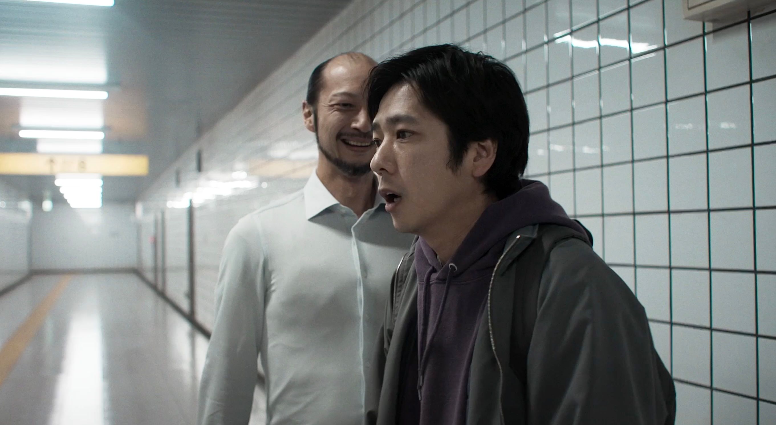 Exit 8's director cut this scene because it was too scary for Cannes