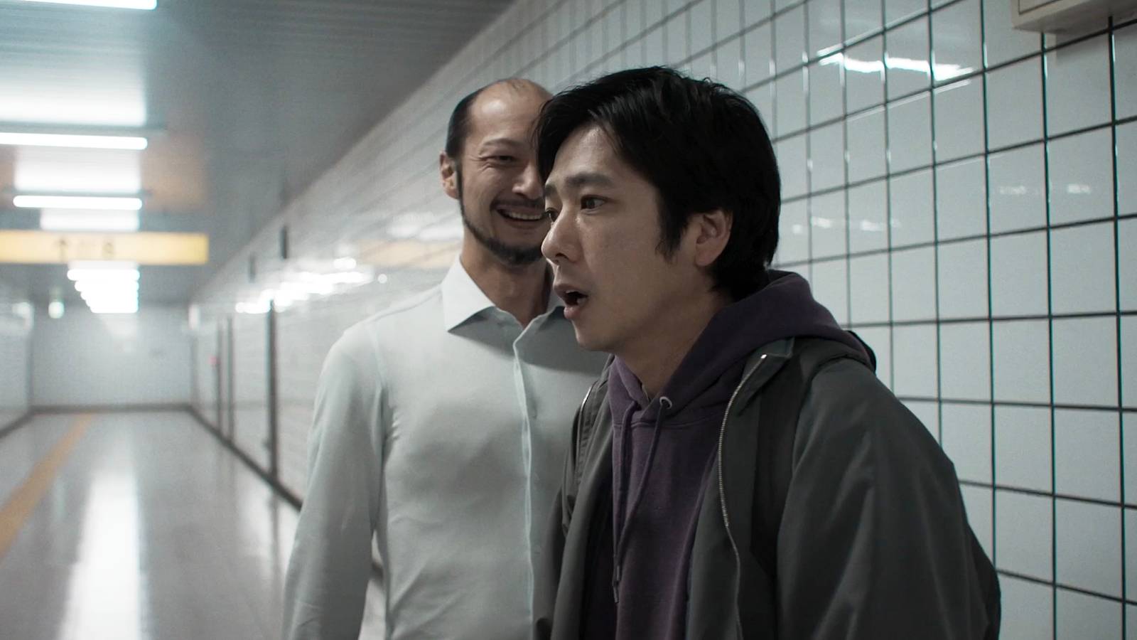 Exit 8's director cut this scene because it was too scary for Cannes