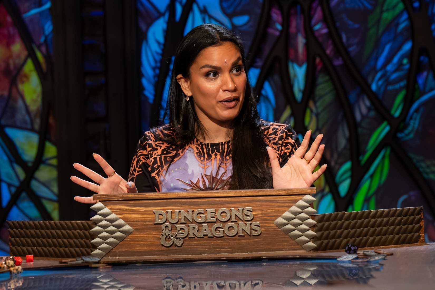 Jasmine Bhullar as DM in Dungeon Masters