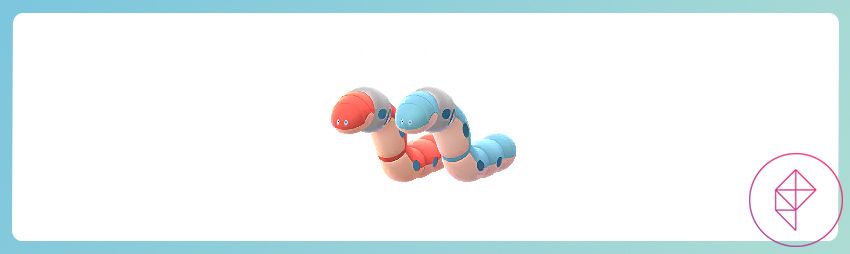 Comparison of standard red Orthworm and shiny blue Orthworm