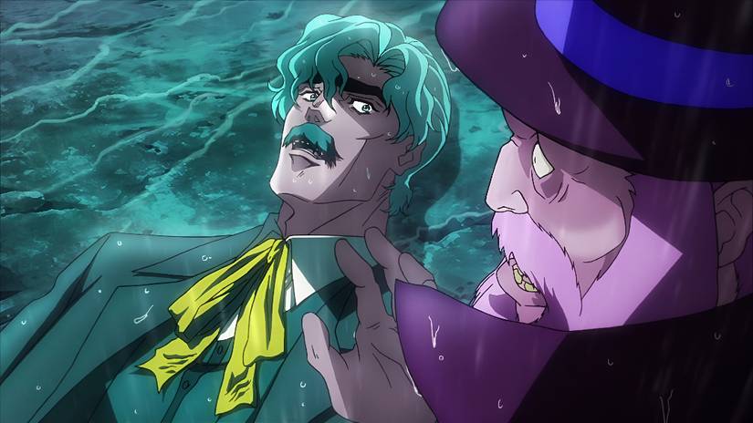 George Joestar mistakes Dario Brando's thievery for compassion in Phantom Blood