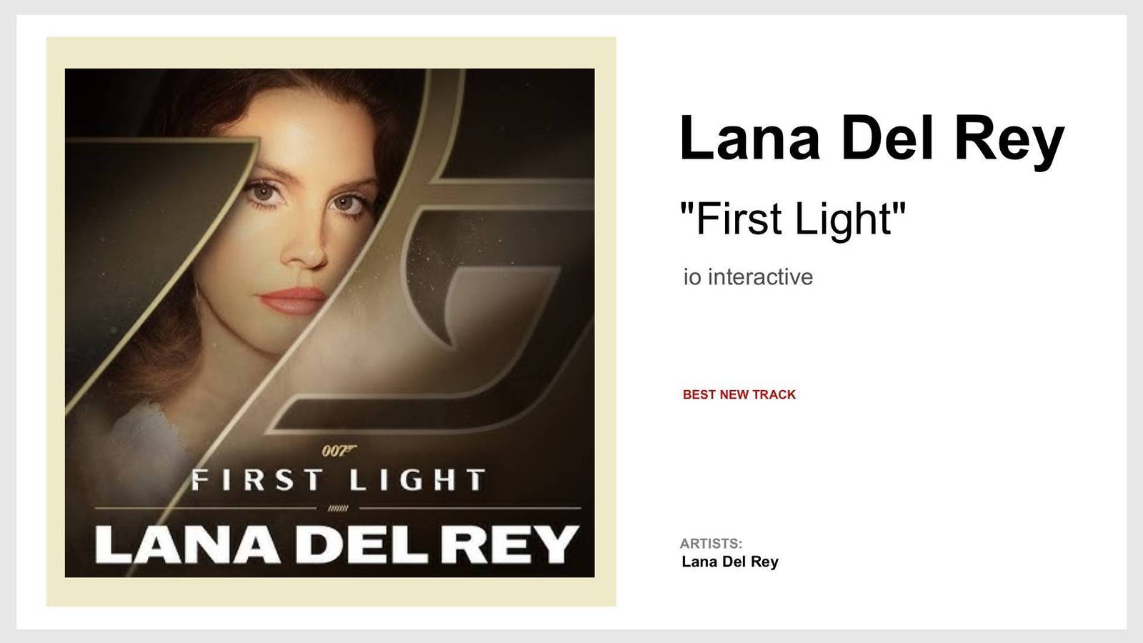 Track review: Lana Del Rey’s “First Light”