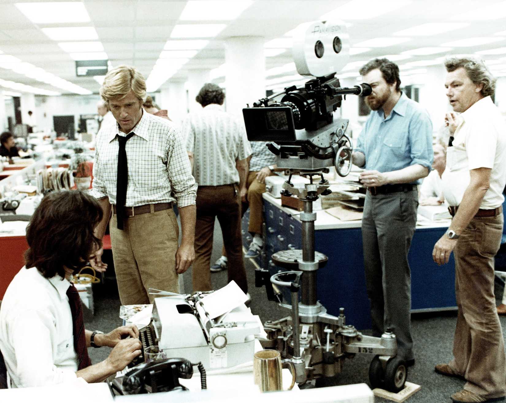 Alan J. Pakula directing All the President's Men