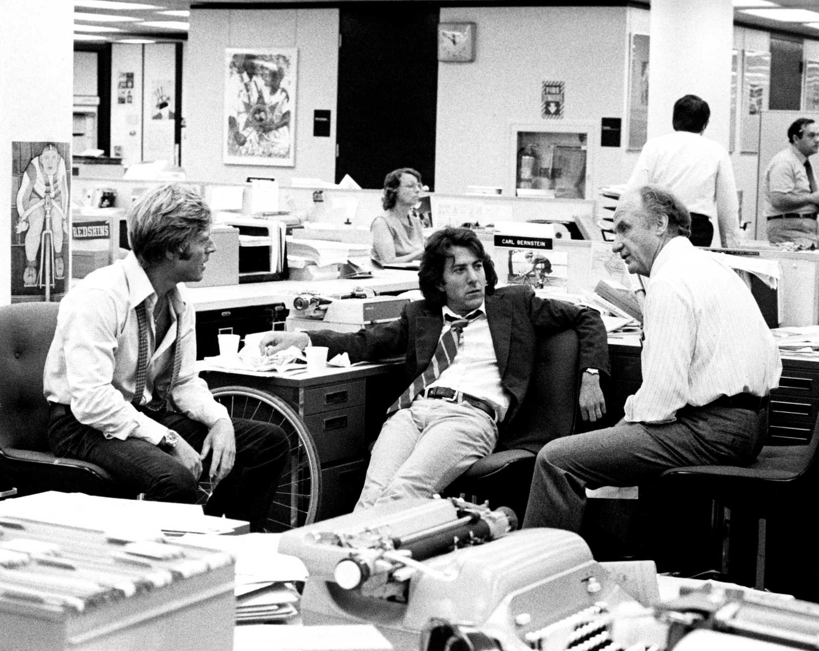 The busy office of the Washington Post