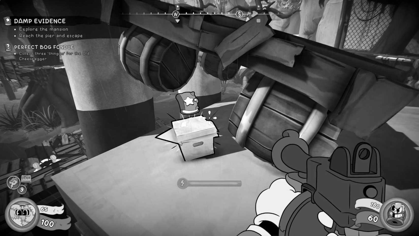 The player standing in front of the third "them thingies" in Mouse: P.I. For Hire.