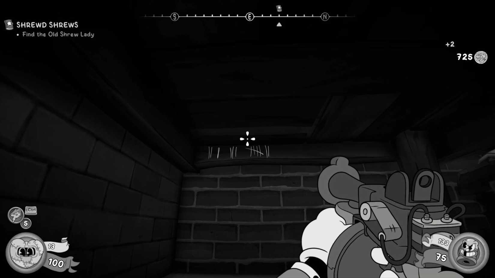 The tally markings indicating the 2137 code in Mouse: P.I. For Hire.