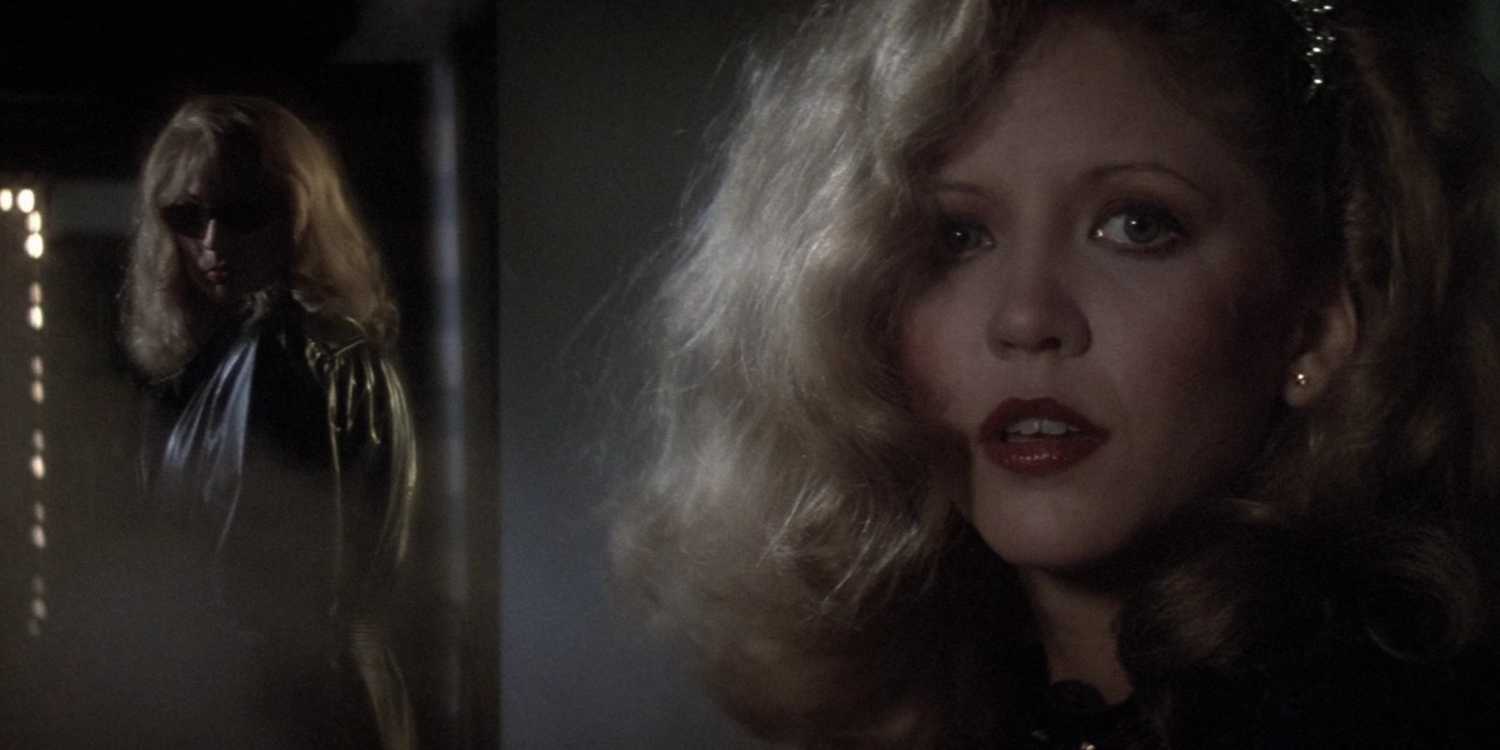 Nancy Allen and Michael Caine in Dressed to Kill