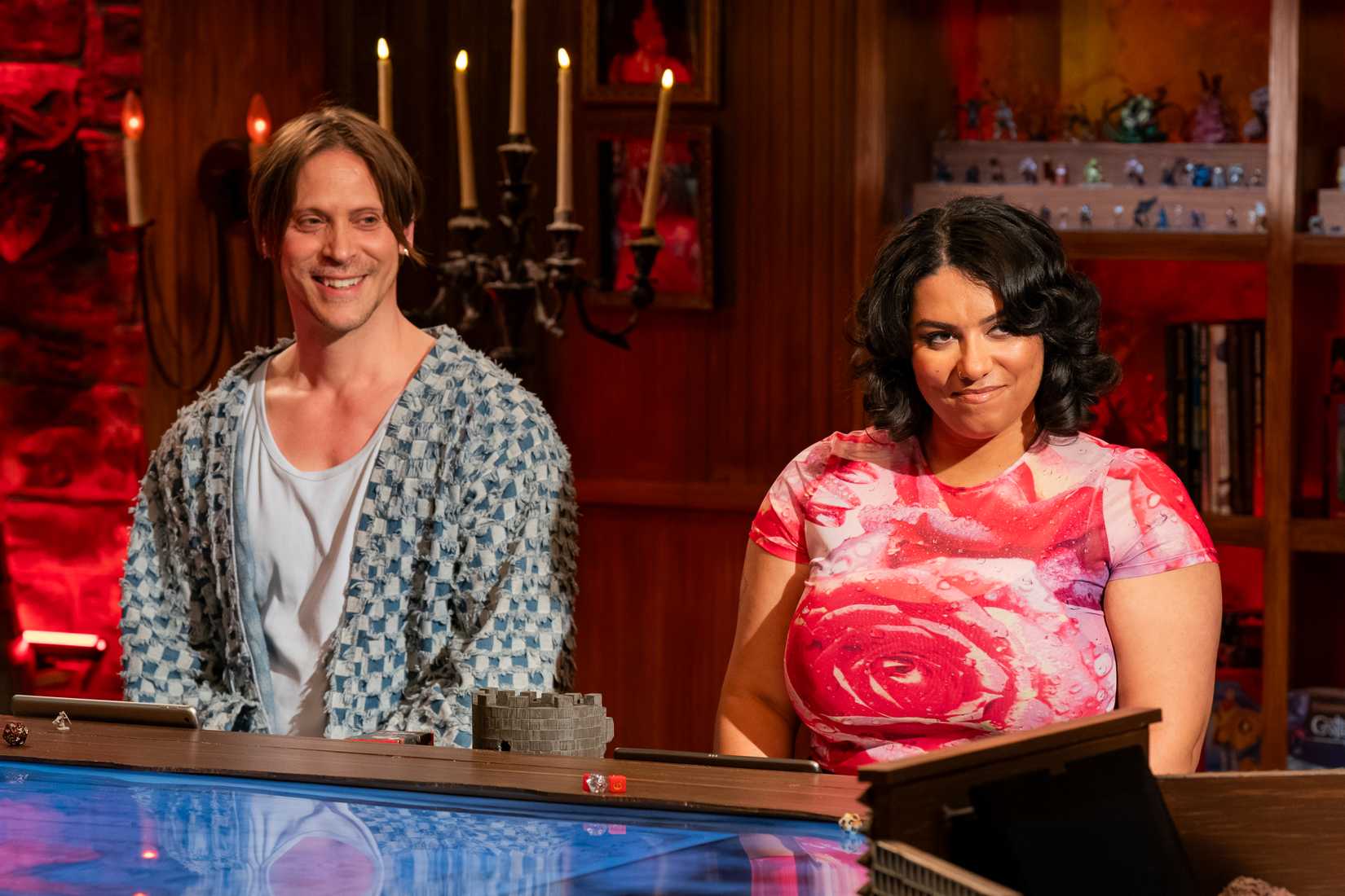 Neil Newborn and Mayanna Berrin in Dungeon Masters