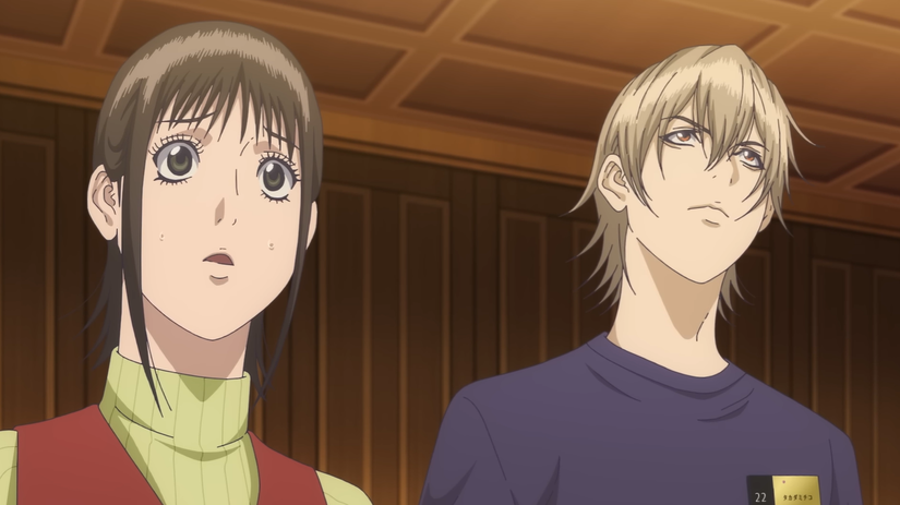 Nao and Akiyama forming an unlikely alliance in the Liar Game