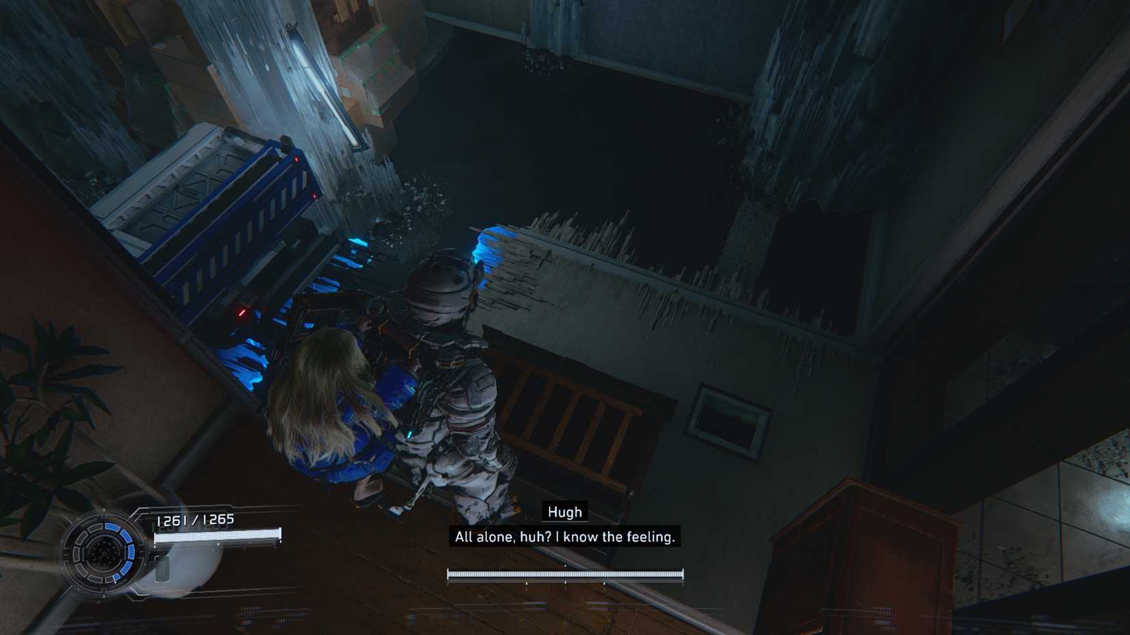 Hugh at a crossroads of sorts in Pragmata