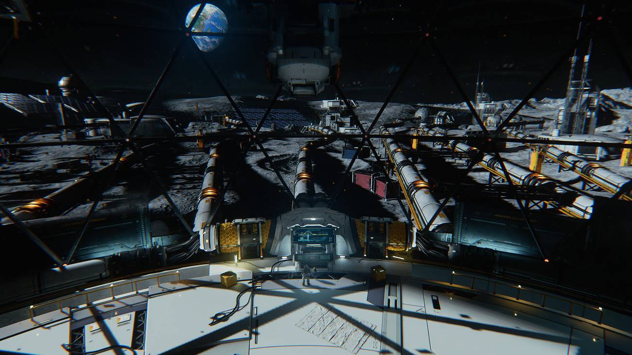 A lunar research facility in Pragmata