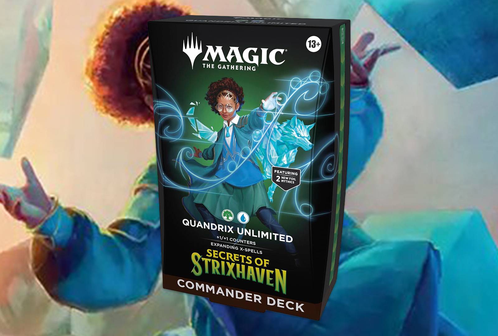 quandrix cards mtg Magic: The Gathering Secrets of Strixhaven Commander Deck The Gathering Secrets of Strixhaven Commander Deck Commander 2021/Quantum Quandrix - MTG