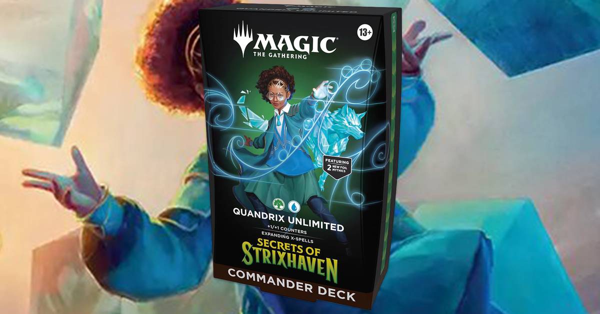 mtg quandrix commander deck Secrets Of Strixhaven Unlimited List And Upgrades Directions Open the deck familiarize yourself with the cards and use the strategy guide to understand the gameplay Most MTG Strixhaven decks are