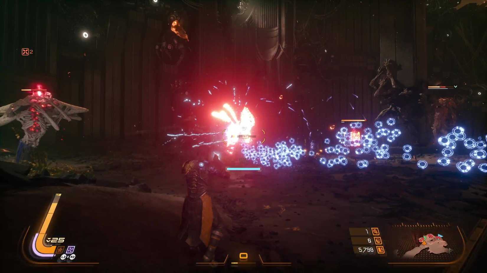 Arjun in combat in Saros.
