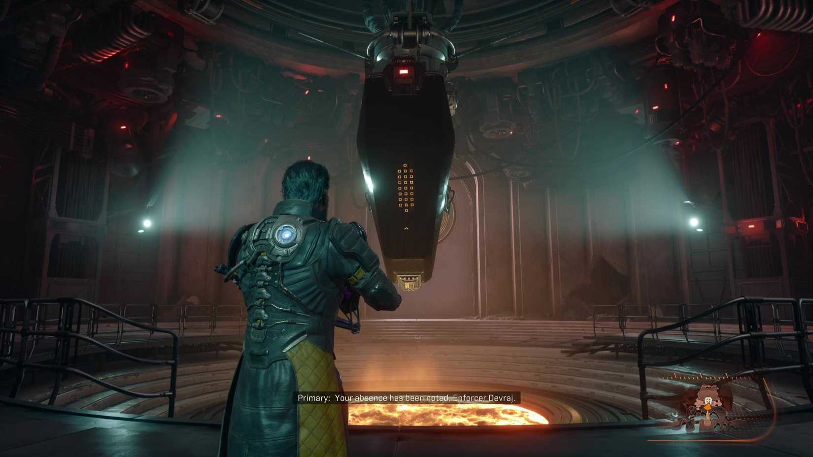 Arjun standing in front of Primary in Saros.