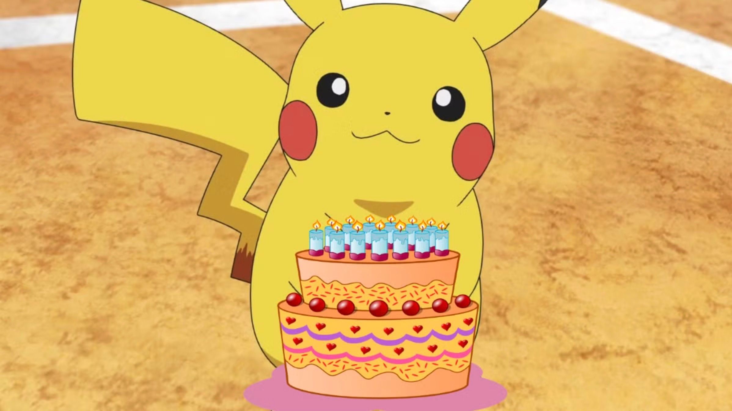 Pikachu birthday cake