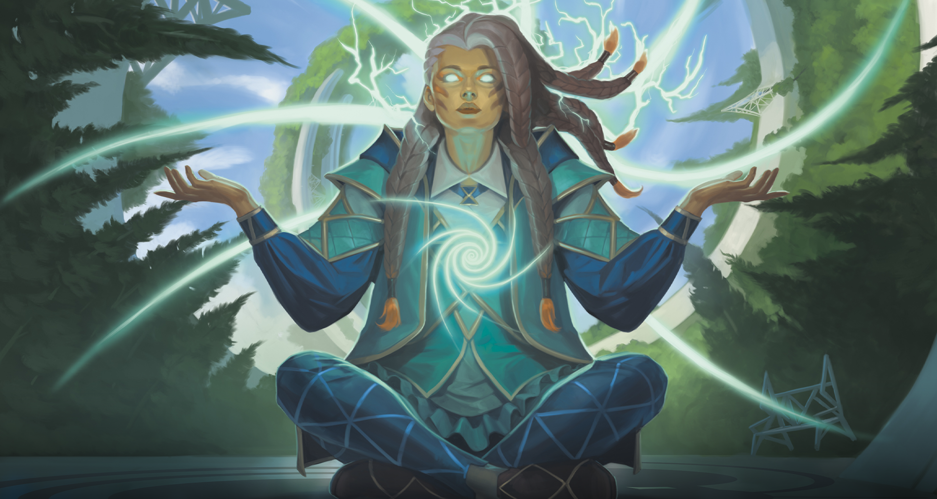a gorgon studying mathematical magic