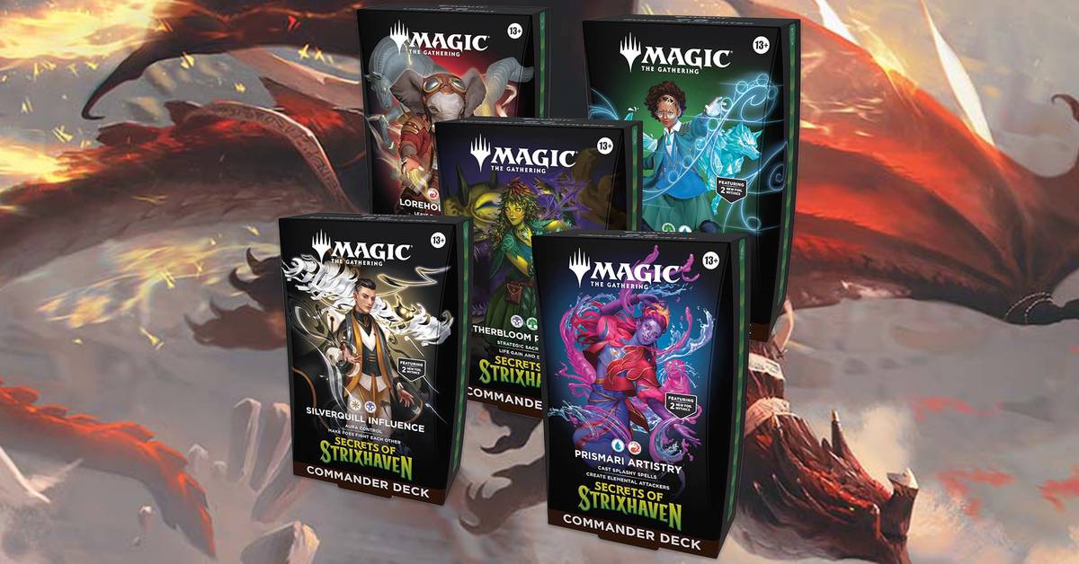 All 5 MTG Secrets of Strixhaven precons are available on Amazon for MSRP   that's a great deal!