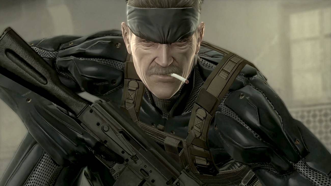 Old Snake in the MGS4 remake