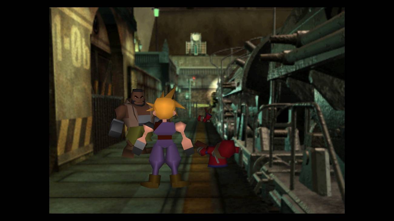 Cloud and Barret in FF7