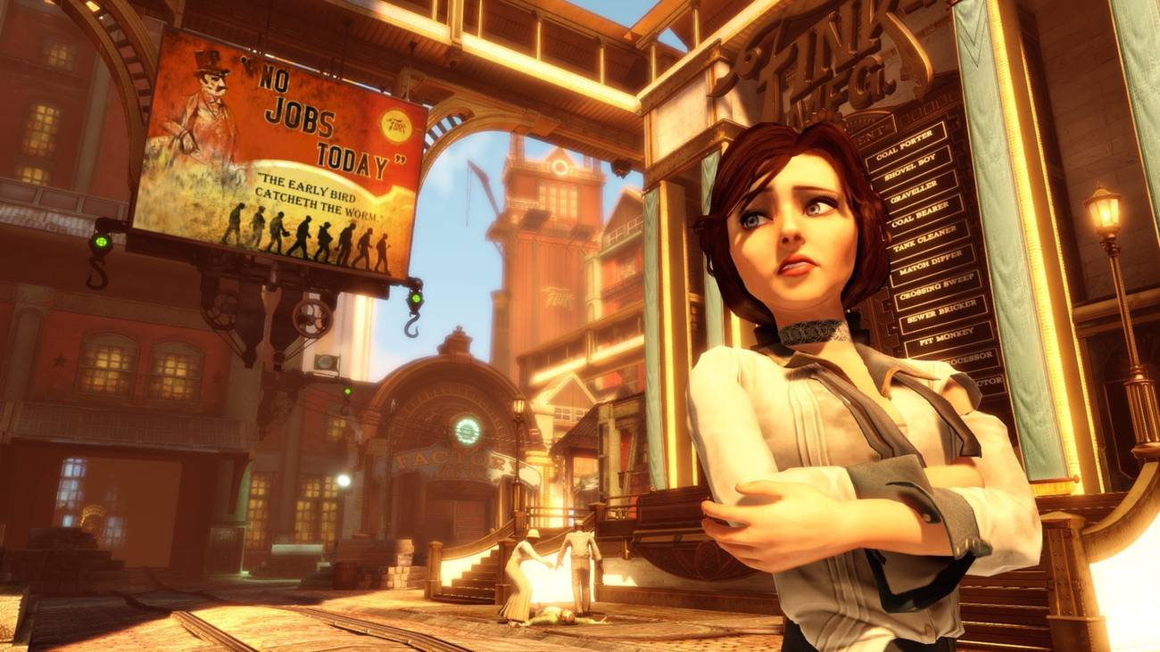Eilzabeth thinks about the 100 best video game quotes in bioshock infinite