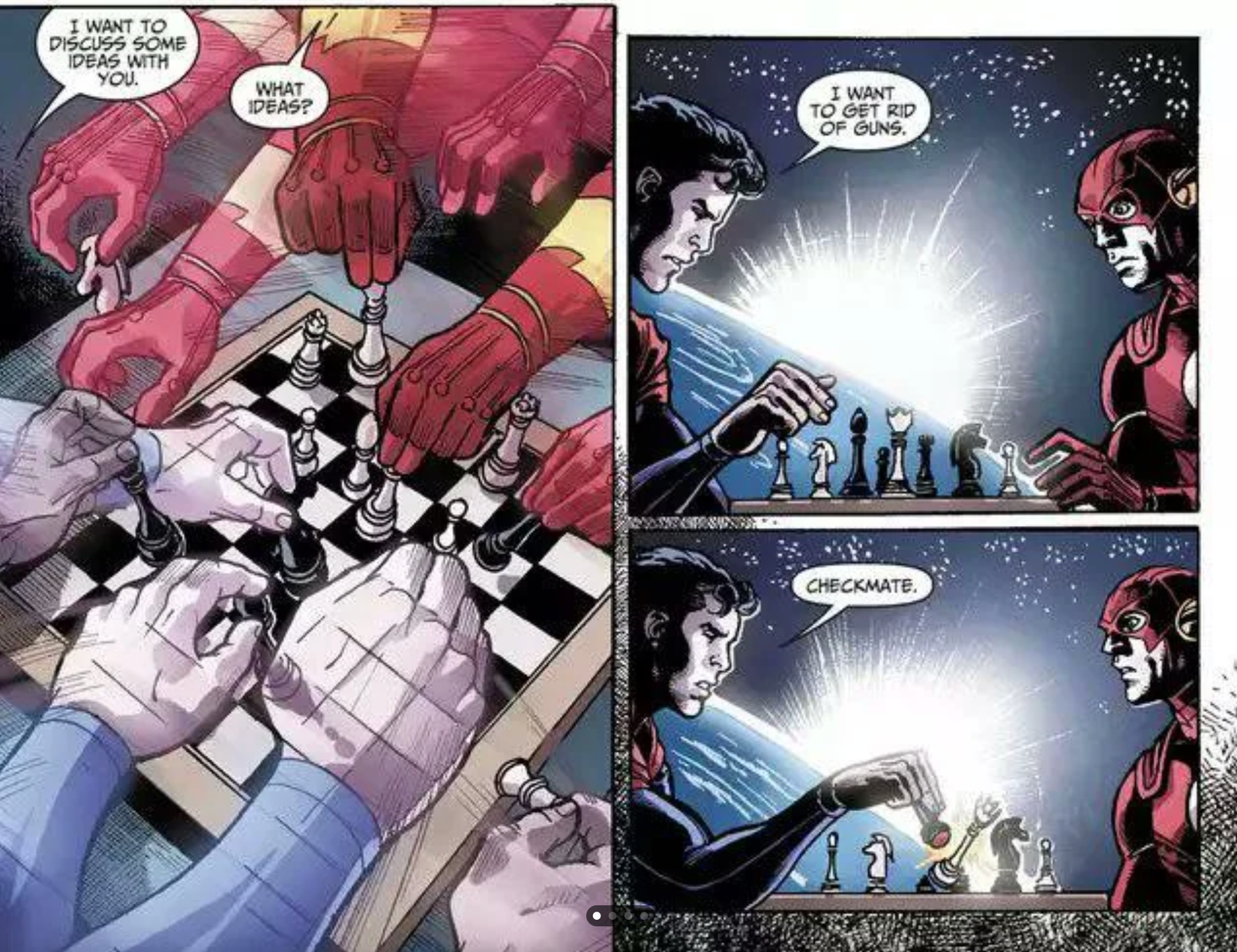 superman flash chess