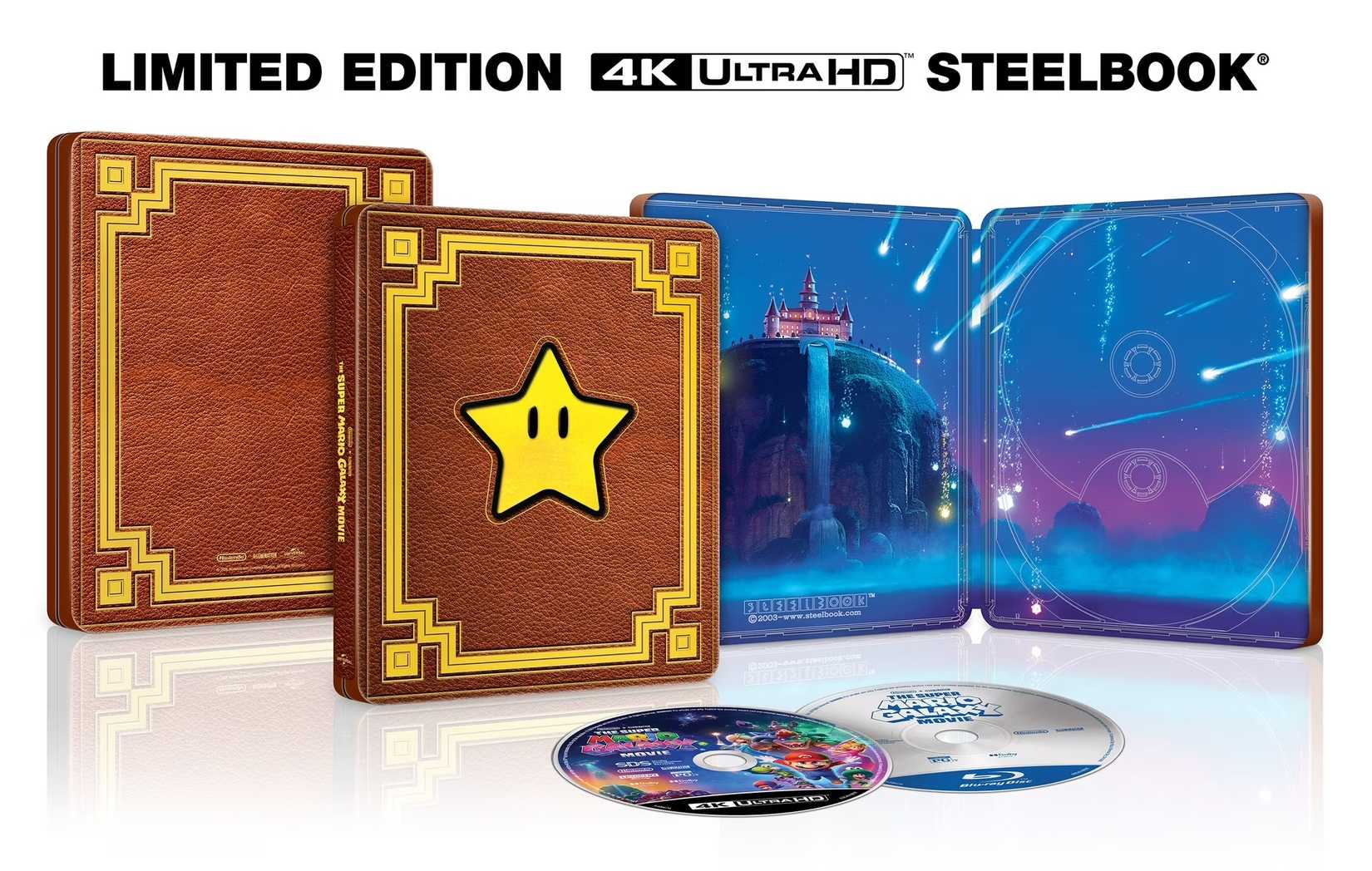 The Super Mario Galaxy Movie Steelbook 4K Ultra HD Blu-ray artwork