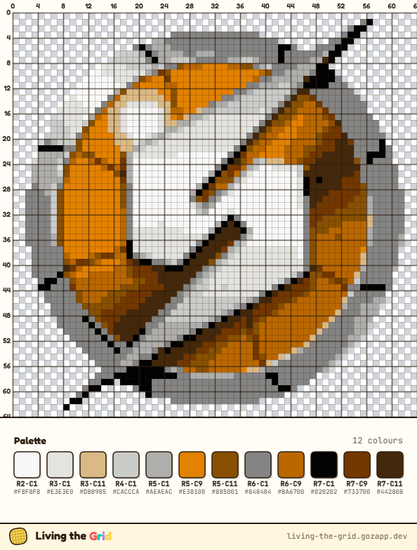 A screw attack from Metroid appears in Tomodachi Life's Living the Grid tool.