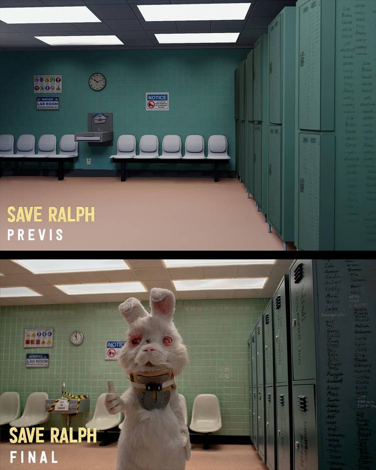 Ralph in neckbrace with 2 blind eyes