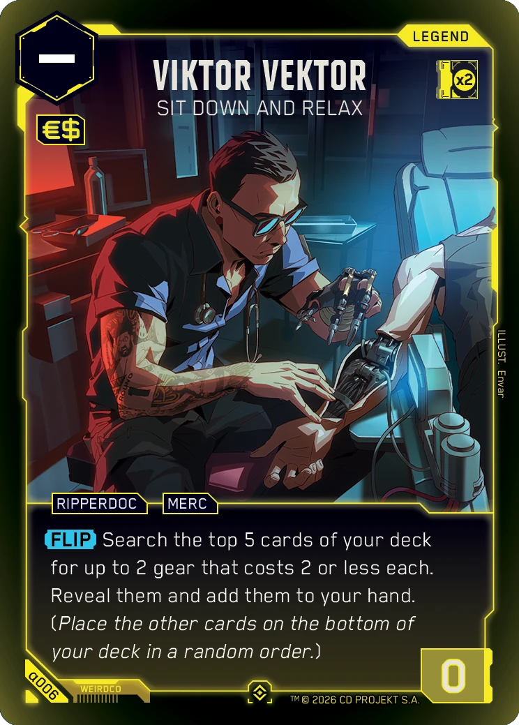 viktor cyberpunk card