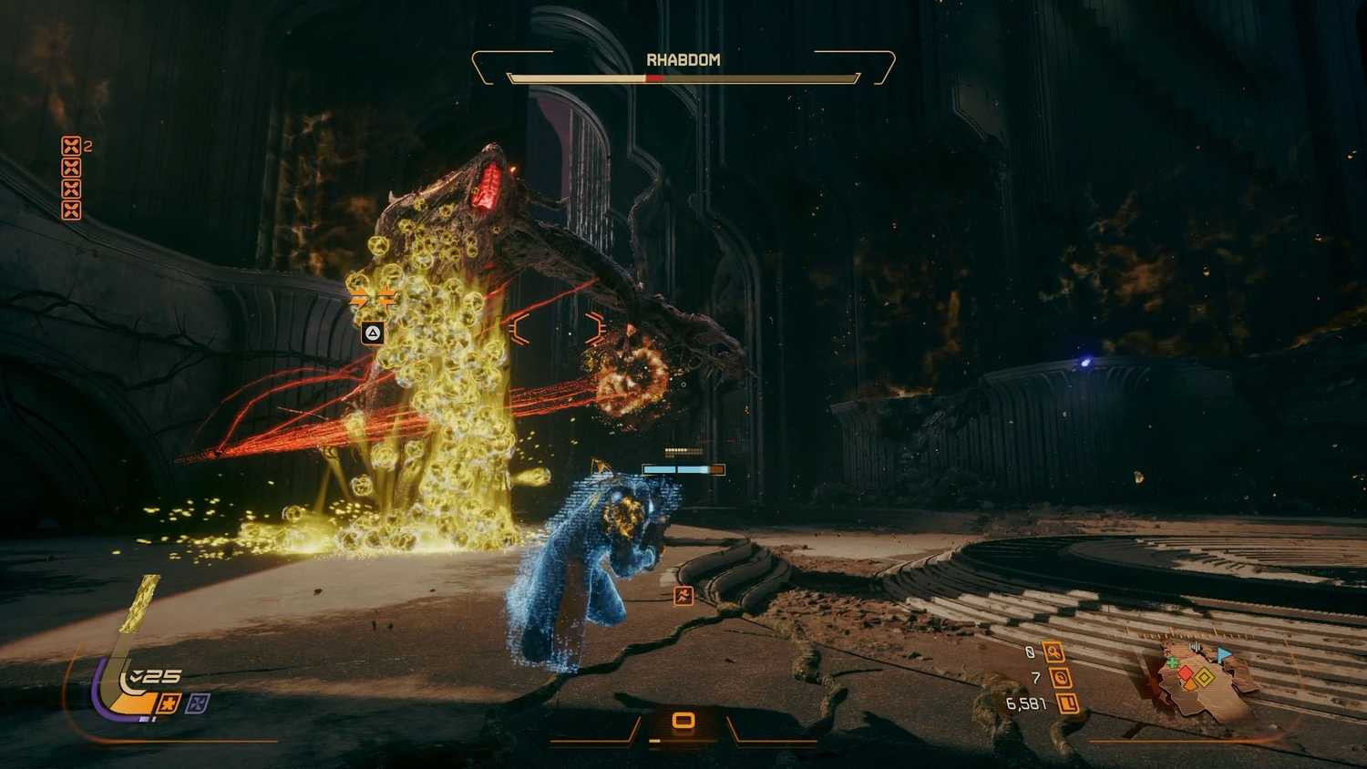 Banded Rhabdom How to beat the Rhabdom boss in Saros