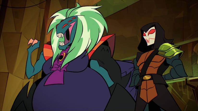 Big Mama with her assistant