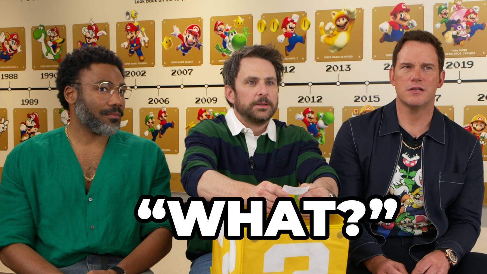 The Super Mario Galaxy Movie cast reacts to disturbing Nintendo lore