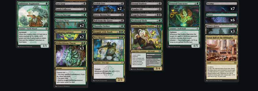 witherbloom sealed deck mtg arena