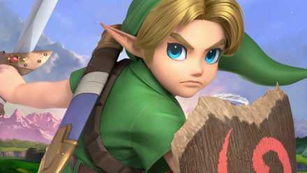Artwork of Young Link from Super Smash Bros. Ultimate