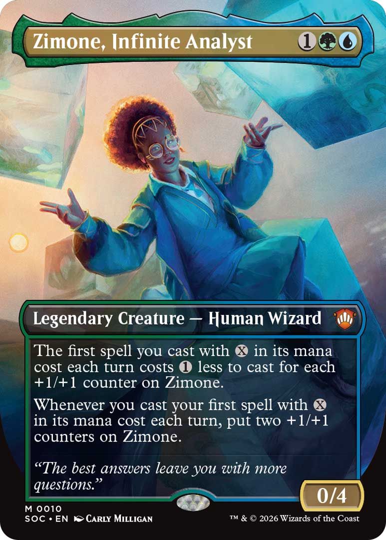 MTG Secrets of Strixhaven Quandrix Unlimited decklist, reprints